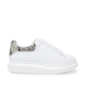 Platform snake skin heel sneaker!